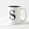 Damask Letter S - Black