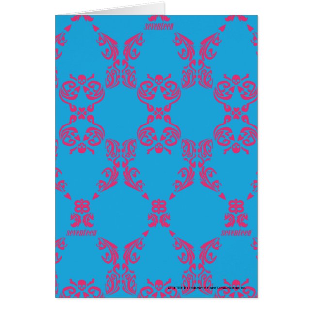 Damask Magenta-Aqua (Front)