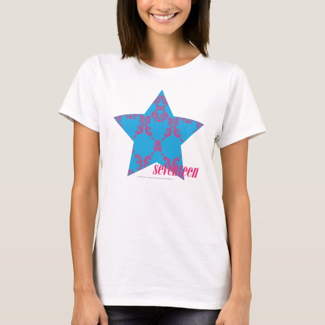 Damask Magenta-Aqua 2 T-Shirt (Front)