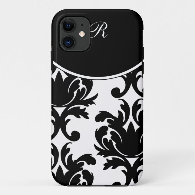 Damask Monogram iPhone 5 Cases (Back)