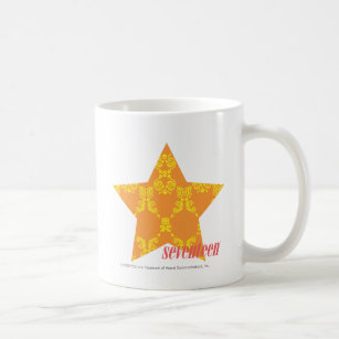 Damask Orange-Yellow 3 Coffee Mug