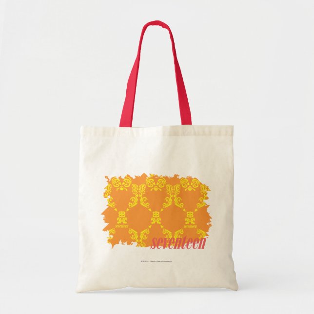 Damask Orange-Yellow 4 Tote Bag (Front)