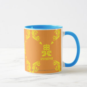 Damask Orange-Yellow Mug