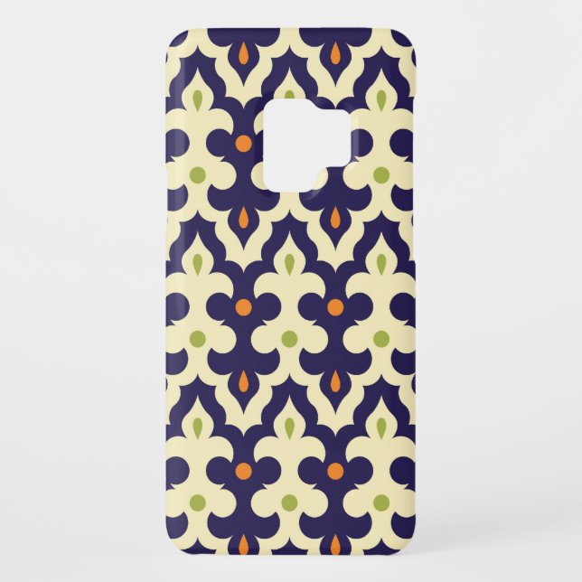 Damask paisley arabesque Moroccan pattern Case-Mate Samsung Galaxy Case (Back)