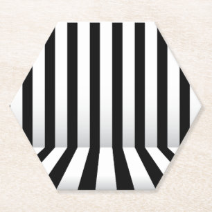 Damask paper coaster