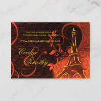 Damask Parisienne: Fiery Punk Rock Wedding Website