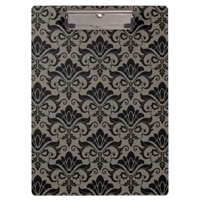 Damask Pattern 2 Clipboard (Front)