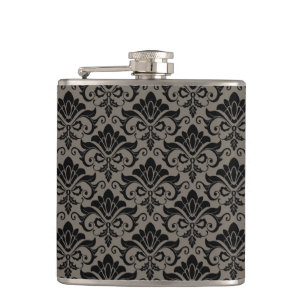 Damask Pattern 2 Hip Flask