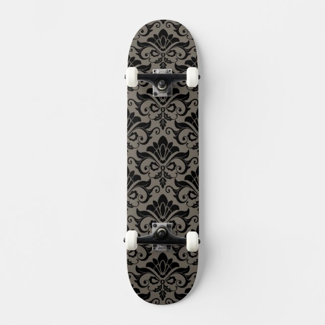 Damask Pattern 2 Skateboard (Front)