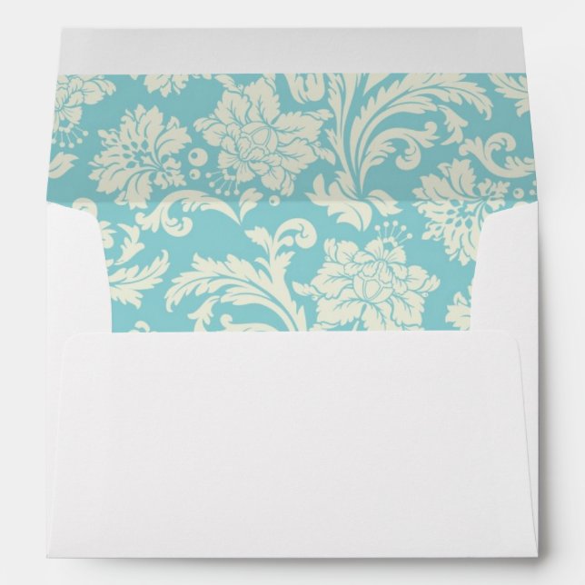 Damask Pattern 3 Envelope (Back (Bottom))