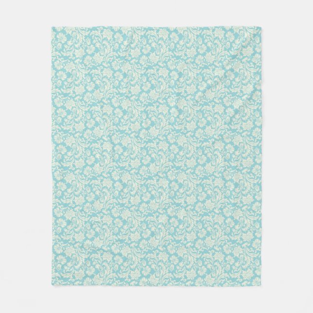 Damask Pattern 3 Fleece Blanket (Front)