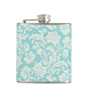 Damask Pattern 3 Hip Flask