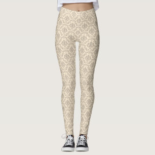Damask pattern 3 leggings