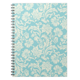 Damask Pattern 3 Spiral Notebook