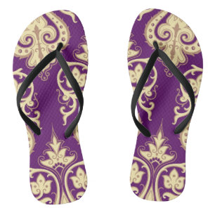 Damask Pattern 4 Jandals