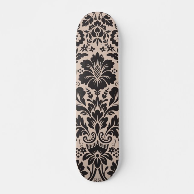 Damask Pattern 4 Skateboard (Front)