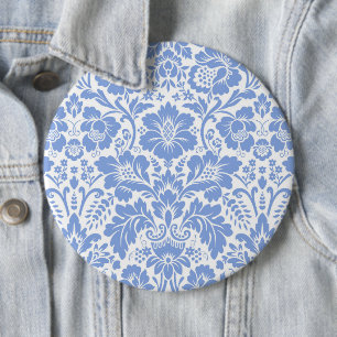 Damask Pattern 5 6 Cm Round Badge