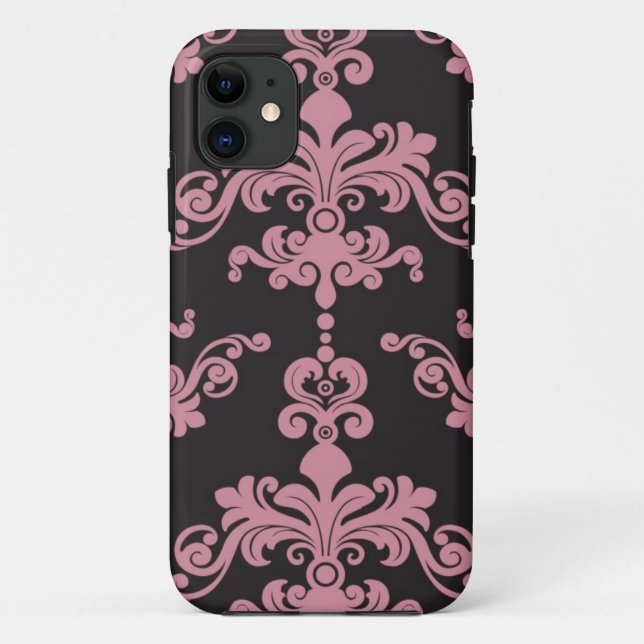 Damask Pattern 5 Case-Mate iPhone Case (Back)