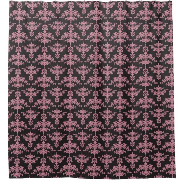 Damask Pattern 5 Shower Curtain (Front)