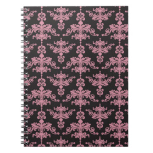 Damask Pattern 5 Spiral Notebook