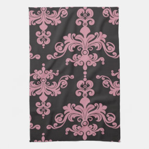 Damask Pattern 5 Tea Towel