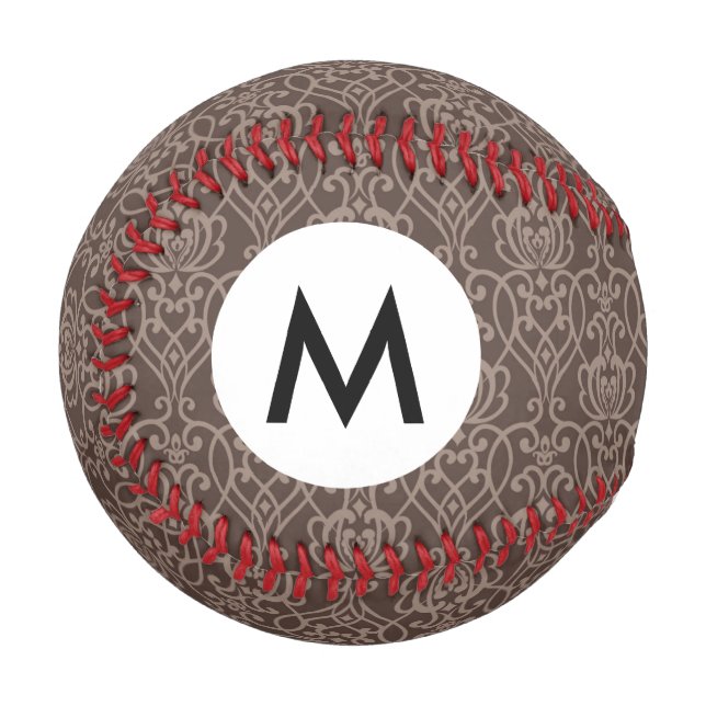 Damask pattern 6 baseball (Front Left)