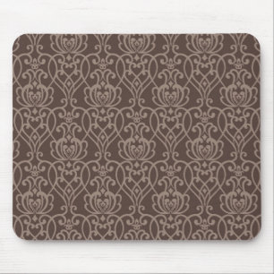 Damask pattern 6 mouse pad