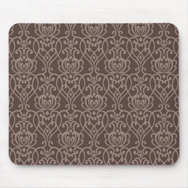 Damask pattern 6 mouse pad (Front)