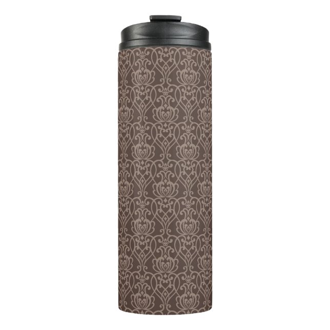 Damask pattern 6 thermal tumbler (Front)