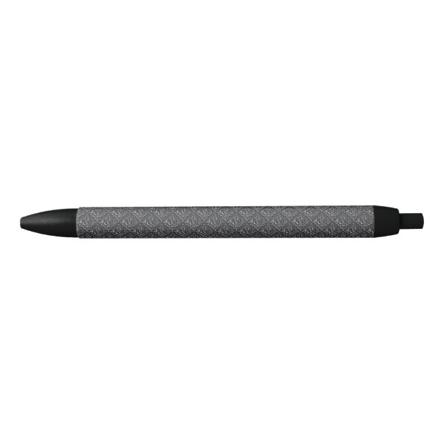 Damask Pattern Black Background-23961 Ink Pen (Front)