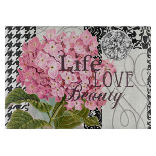 Damask Pattern Floral Decor Pretty Cutting Board