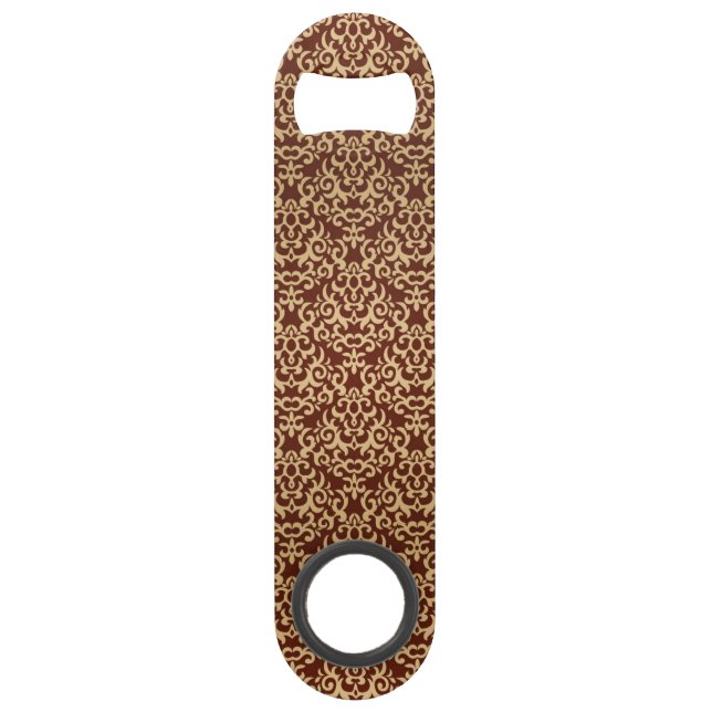 Damask pattern on gradient background (Front)