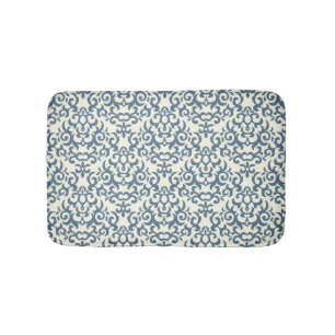 Damask pattern on gradient background 2 bath mat