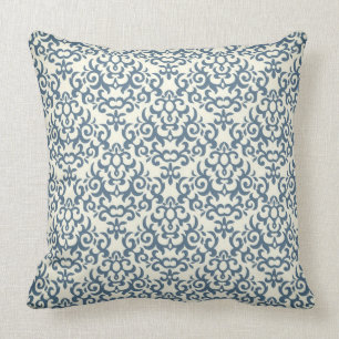 Damask pattern on gradient background 2 cushion