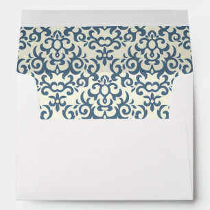 Damask pattern on gradient background 2 envelope