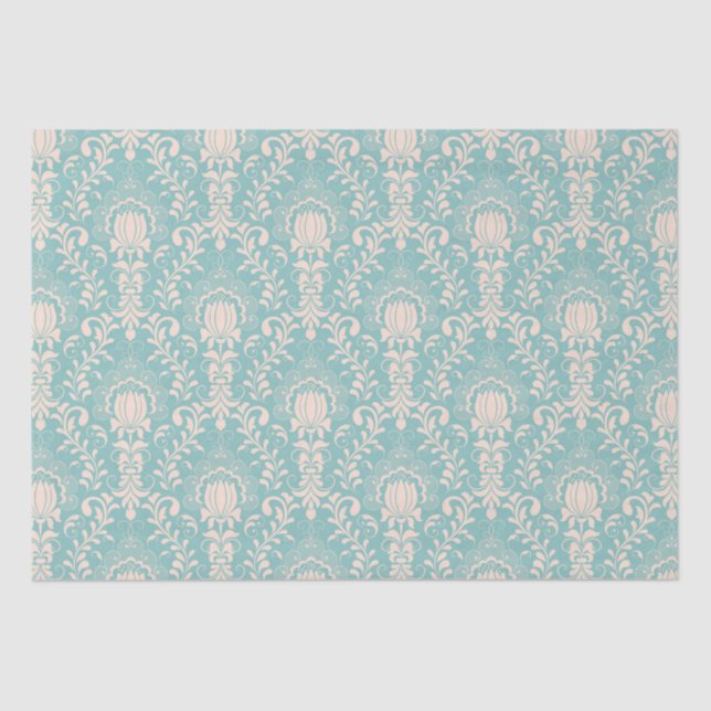 Damask pattern  tissue paper (Front)