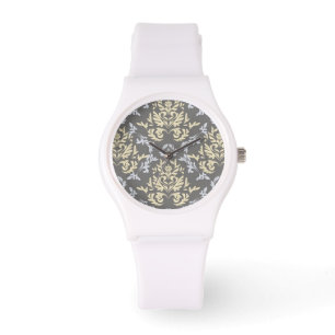 Damask pattern watch