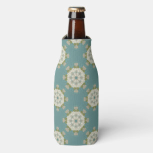 Damask pattern with abstract elements bottle cooler