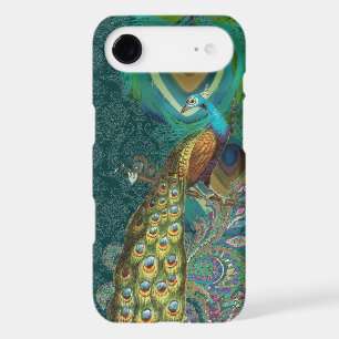 Damask Peacock & Feather You Choose Colour