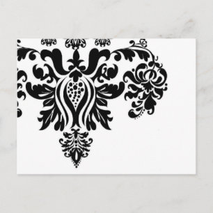 Damask Postcard