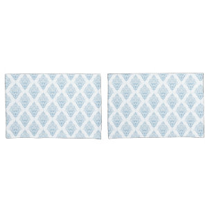 Damask Print Pillowcase Set