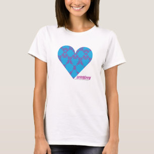 Damask Purple-Aqua 3 T-Shirt