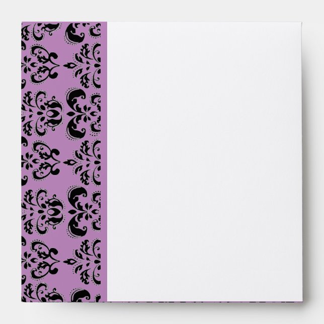 DAMASK, Purple Lavander Envelope (Front)
