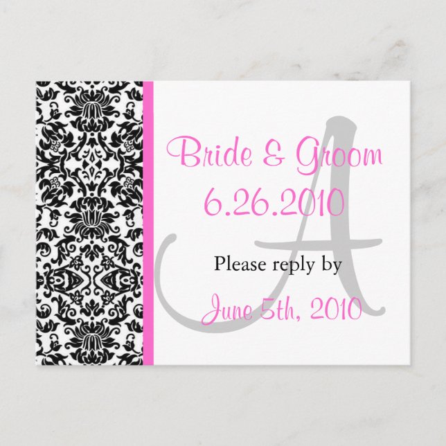 Damask Response Postcard (Front)