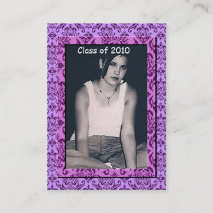 Damask Senior Class of Current Year Photo Cards