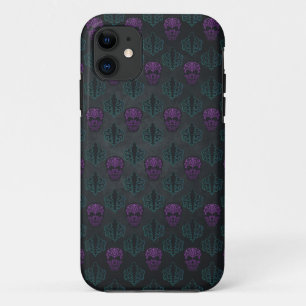 DAMASK SKULL TEAL PURPLE Case-Mate iPhone CASE