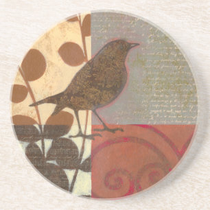 Damask Sparrow Coaster