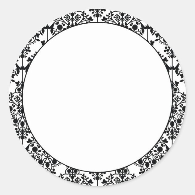 Damask Sticker (Front)