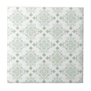 Damask style tile