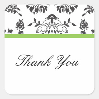 Damask Thank You Envelope Seal